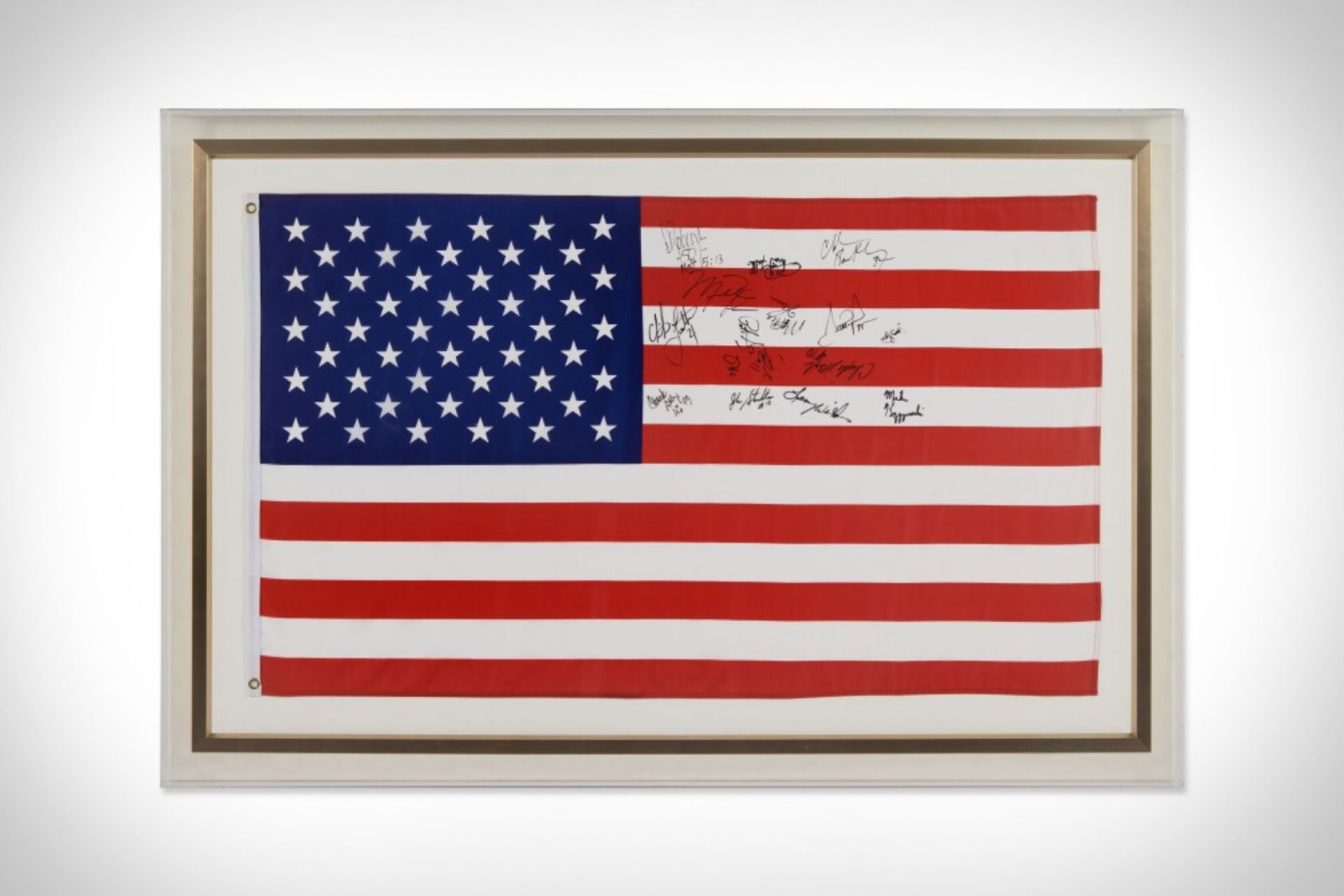 Michael Jordan Dream Team Worn & Signed American Flag