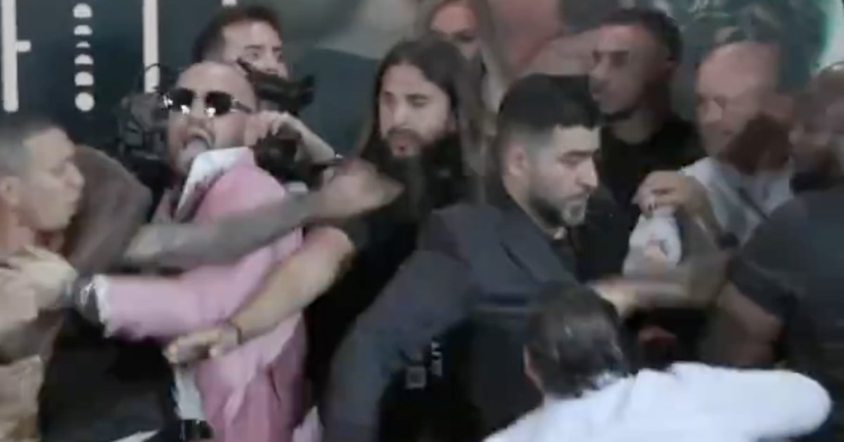 Watch Conor McGregor break up BKFC Spain face-off brawl