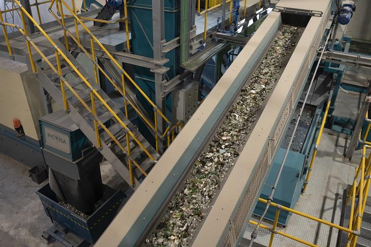 New automated glass sorting line produces 3,000 tonnes of 'highest-quality material to date'