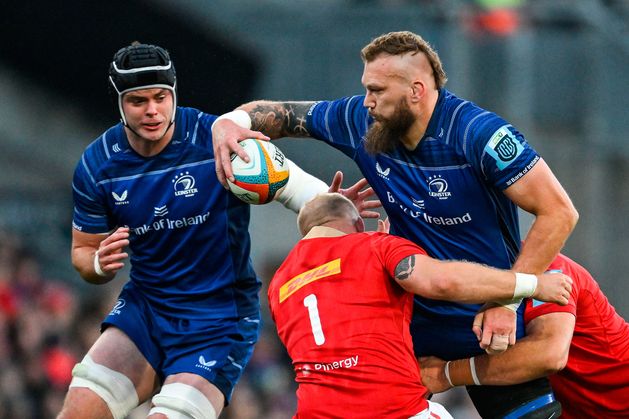 Leinster v Munster: Blues in command at sold-out Croke Park 