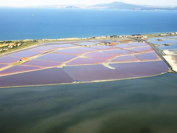 Lake Atanasovsko in Nessebar, Bulgaria