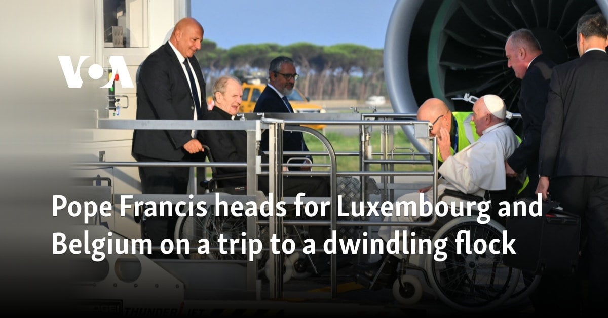 Pope Francis heads for Luxembourg and Belgium on a trip to a dwindling flock