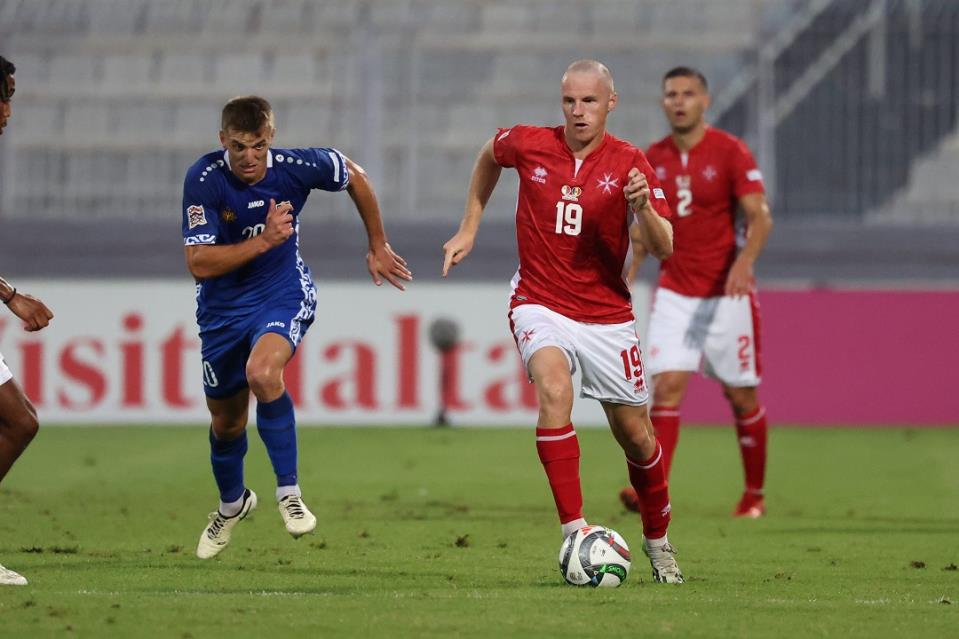 Nations League: Late penalty gives spirited Malta deserved victory and slim hopes of promotion