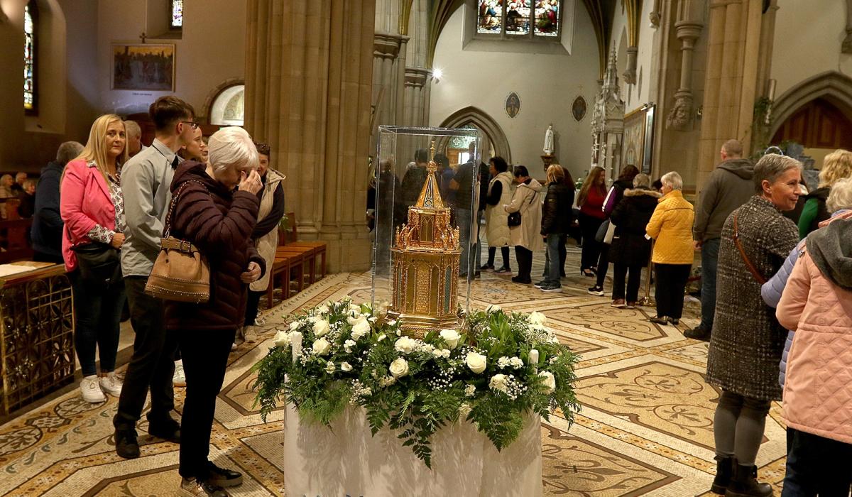 In pictures: Large crowds venerate relics of St Bernadette at St Eunan's Cathedral