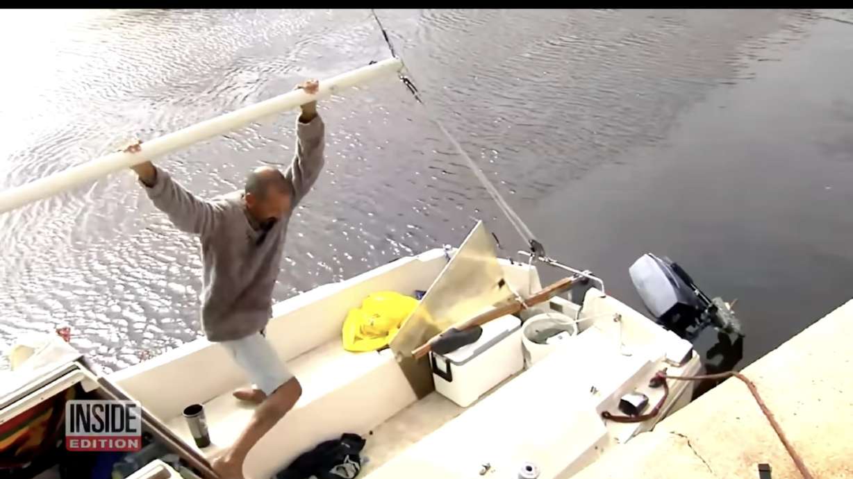 Have You Seen This? One-legged Florida man outlasts Hurricane Milton on his boat