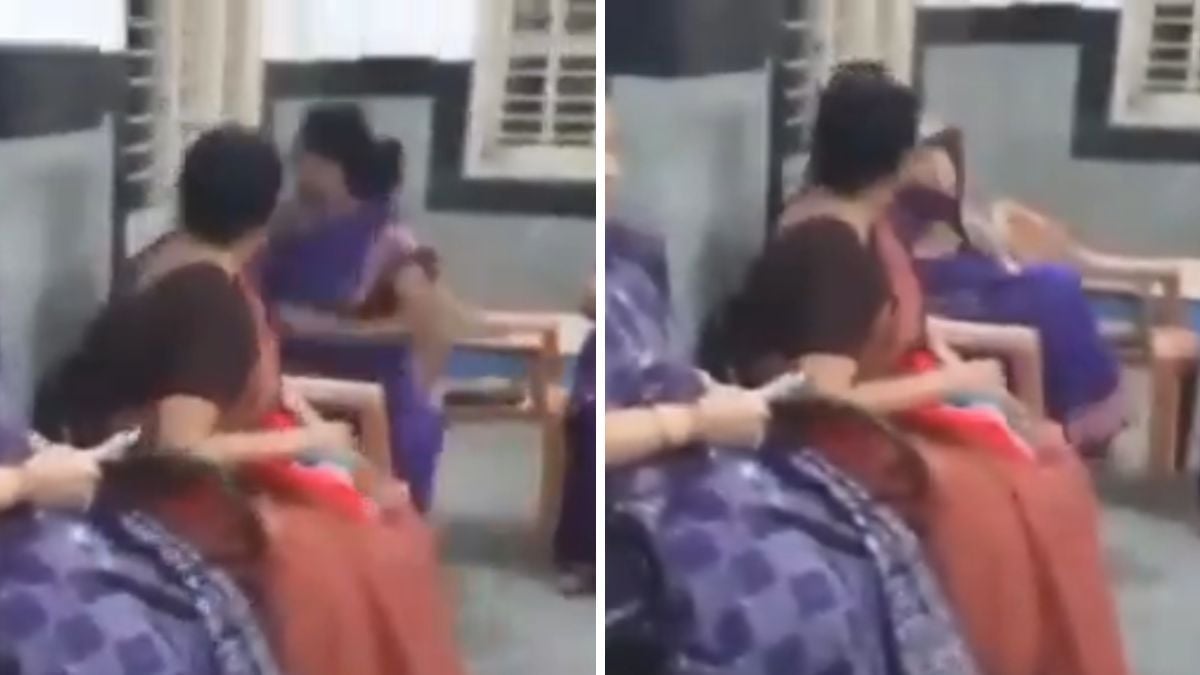 Caught On Cam: Thief Pulls Gold Chain From Woman's Neck Inside Bengaluru Temple; Case Filed