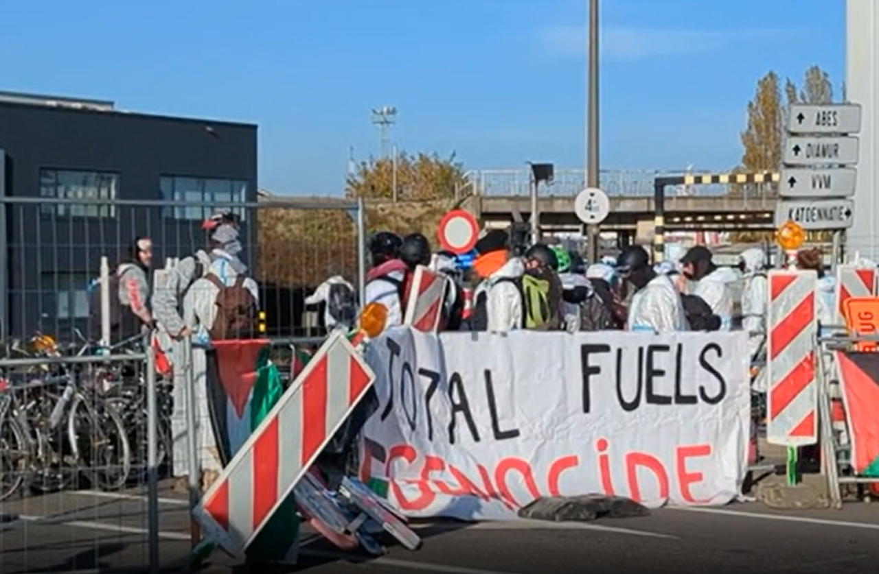 Code Red activists blockade several TotalEnergies sites