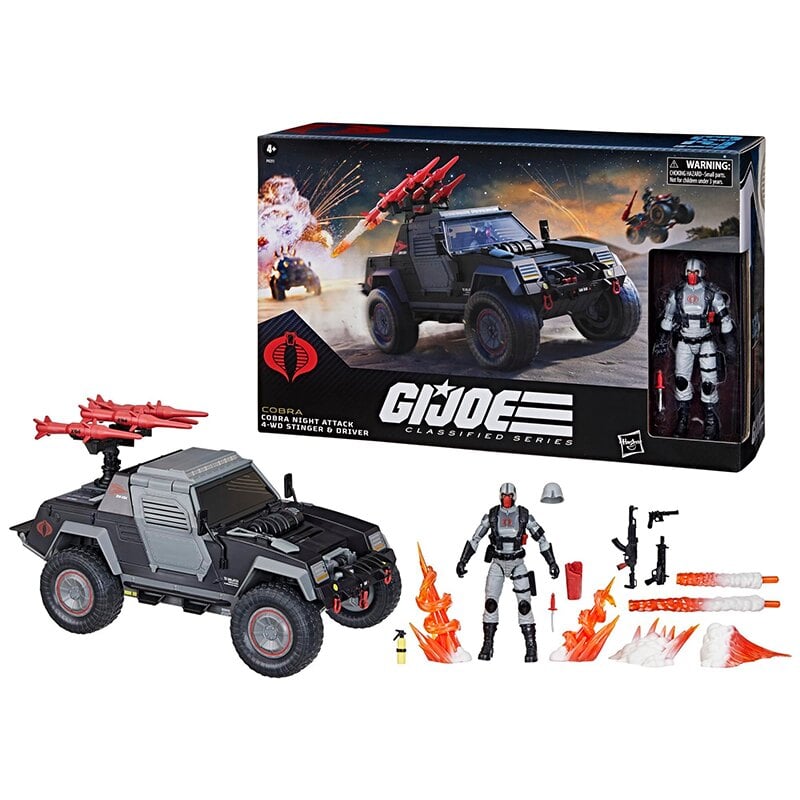 Hasbro G.I. Classified G.I. Joe Classified Cobra Stinger Jeep With Driver In-Stock With 10% Off At EE And Free Shipping