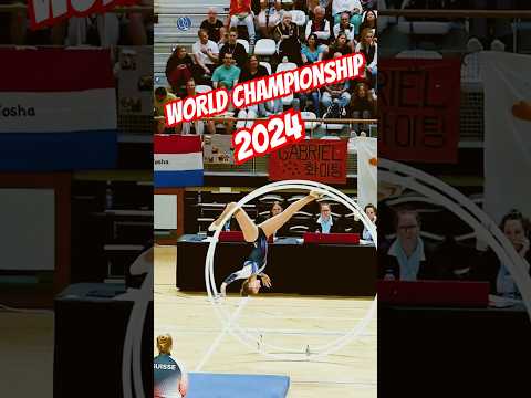 World Championships 2024 in Gymwheel Woman Straight Line Finals Leonie Botta