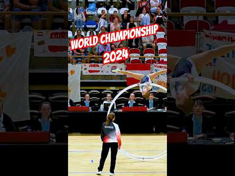 World Championships 2024 in #Gymwheel Woman Straight Line Finals Leonie Botta