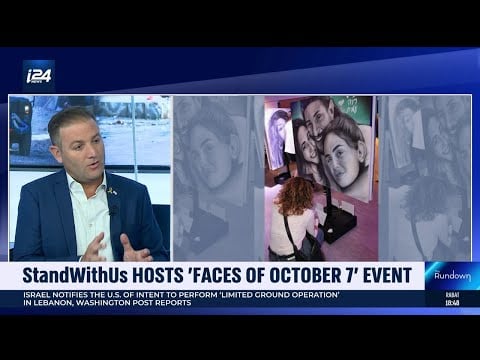 StandWithUs hosts &#39;Faces of October 7&#39; event