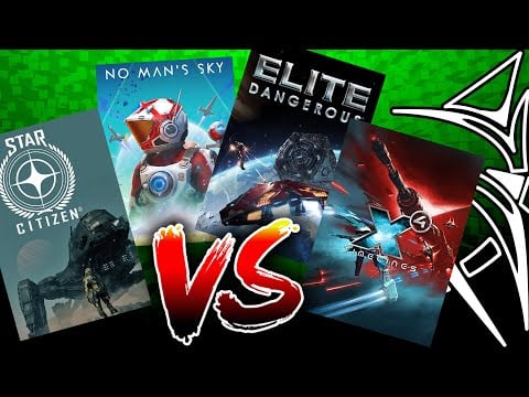 Star Citizen VS Elite Dangerous VS No Man&#39;s Sky VS X4 Foundations (2024/2025)