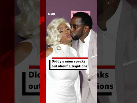 Diddy&#39;s mum speaks out about allegations. #Diddy #SeanCombs #BBCNews