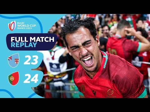 The biggest upset in rugby history? | Fiji v Portugal | Rugby World Cup 2023 | Full Match Replay