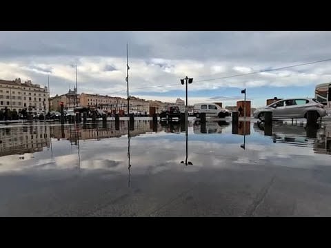 Marseille motorists trapped in floodwaters as storms inundate city