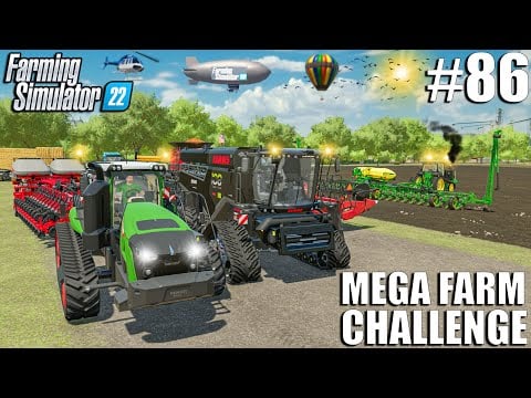 Prepping THE FIELDS for HARVEST | MEGA FARM Ep.86 | Farming Simulator 22