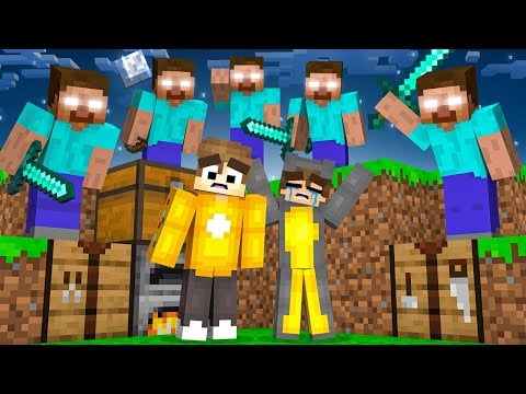 SPEEDRUNNERS Vs HEROBRINES In Minecraft!