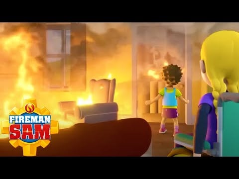 Sam saves a burning house! | Fireman Sam Official | Cartoons for Kids