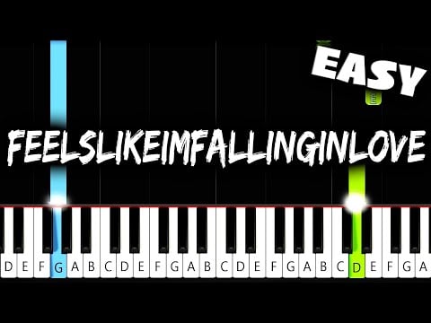 Coldplay - feelslikeimfallinginlove - EASY Piano Tutorial