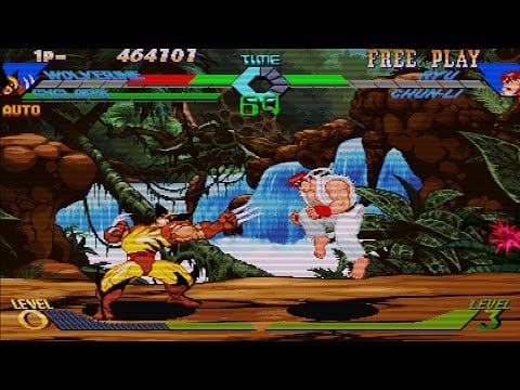 X-Men vs. Street Fighter Gameplay (PC UHD) [4K60FPS]