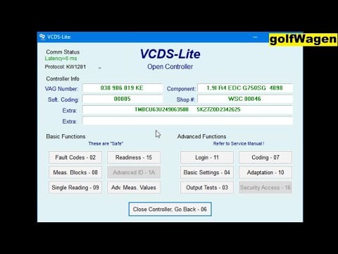 VCDS Lite install