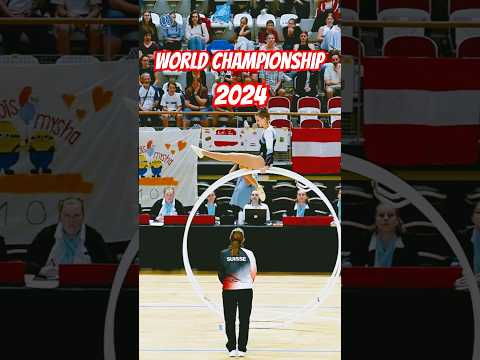 World Championships 2024 in #Gymwheel Woman Straight Line Finals Leonie Botta