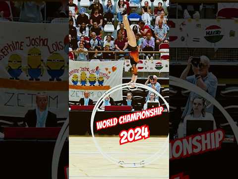 World Championships 2024 in Gymwheel Woman Straight Line Finals Birgit Halwachs