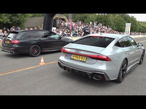 Sportcars Drag Race! 1200HP R8 TT, Urban RS7, E63s, 800HP M5 F90, GT2RS, Capristo F12, RSQ8, XM