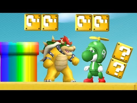 New Super Bowser and Yoshi Bros. Wii - 2 Player Co-Op - #05 (HD)