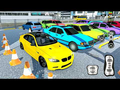 City Parking Levels 63-66 in Car Parking 3D: Lamborghini, BMW, Golf, Clio, Civic Type R