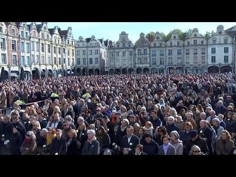 Tribute ceremony held on one-year anniversary of French teacher&#39;s murder