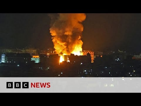 Further Israeli strikes hit southern Beirut | BBC News