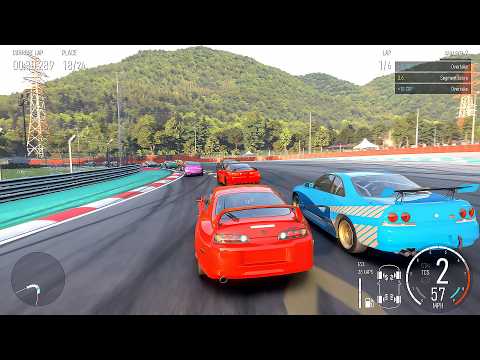 Toyota Supra &#39;98 at Hakone Circuit Starting Last - JDM Challenge 1/6 - Forza Motorsport