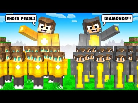 CONTROLLING An ARMY OF CLONES In Minecraft!