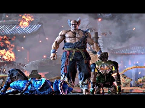 Tekken 8 Story - Heihachi Transforms &amp; Destroys Everyone Scene (Unforgotten Echoes DLC) 4K 60FPS