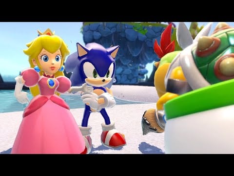 Super Mario 3D World + Bowser&#39;s Fury - The Ultimate Race (Sonic Vs. Peach)