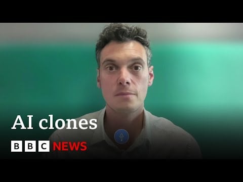 Can BBC reporter&#39;s AI clone fool his colleagues? | BBC News