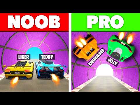 NOOB vs. PRO in Impossible GTA 5 Race