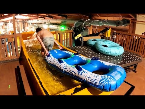 Weird 3-Person Tube Slide: Howling Wolf | Great Wolf Lodge KC