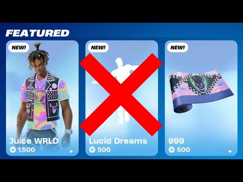 Where is the LUCID DREAMS Juice WRLD Emote? (REMOVED)