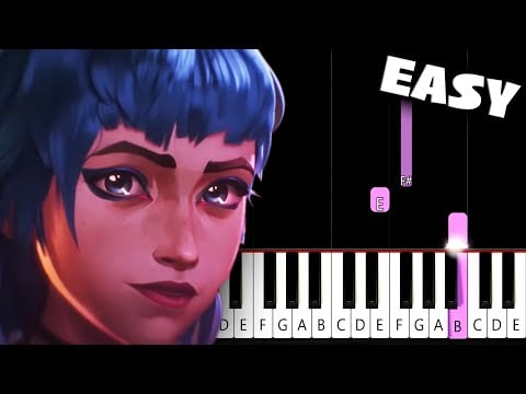 Stromae, Pomme - Ma Meilleure Ennemie (Arcane Season 2) - EASY Piano Tutorial