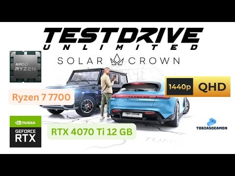 TDU Solar Crown - Ryzen 7 7700 + RTX 4070 Ti 12GB - Ultra - DLSS -1440p60 | PuzzledCubes.site