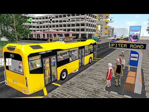 Public Transport Simulator 2: Driving the Yellow Bus Through City Traffic