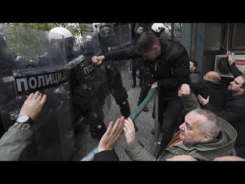 Protests continue in Serbia over deadly train station awning collapse