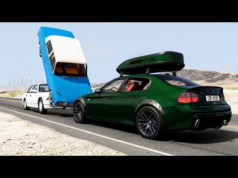 High Speed Traffic Car Crashes #215 - BeamNG Drive | CrashBoomPunk