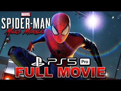 Spider-Man: Miles Morales PS5 PRO - FULL MOVIE 4K HDR [ULTRA Graphics Ray Tracing]