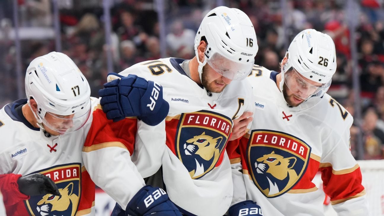 Panthers' Barkov back, will travel to Finland