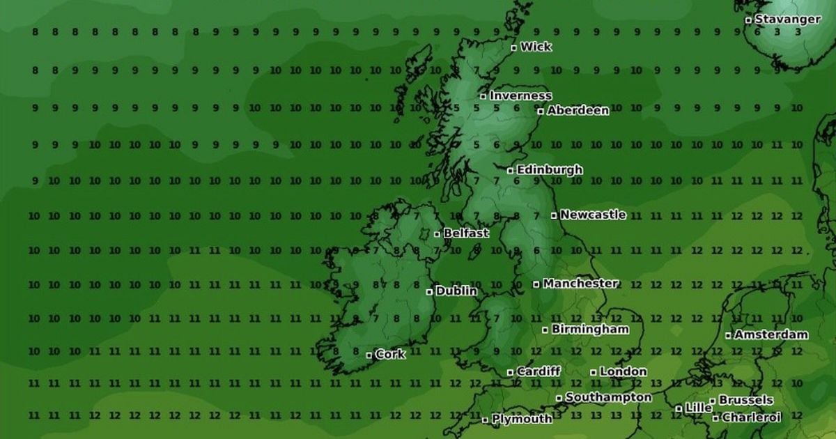 Ireland weather: New weather maps pinpoint exact date Irish 'Indian summer' ends and temperatures tumble