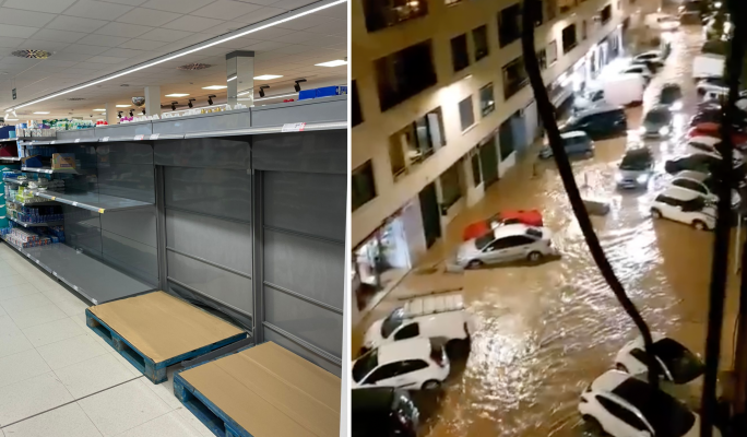  Broken communities and empty shelves - Spanish reel after Valencia floods 