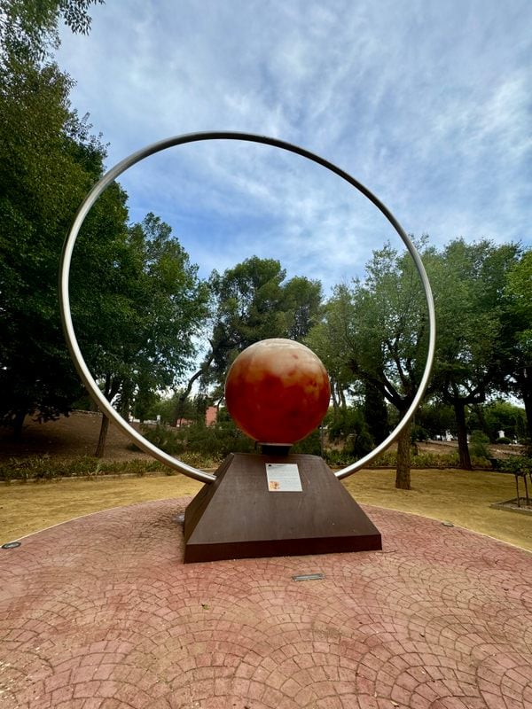 Paseo del Sistema Solar in Manzanares, Spain